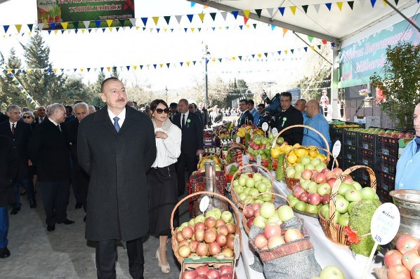 Президент Ильхам Алиев принял участие в празднестве Новруз Байрам в Баку - ФОТО